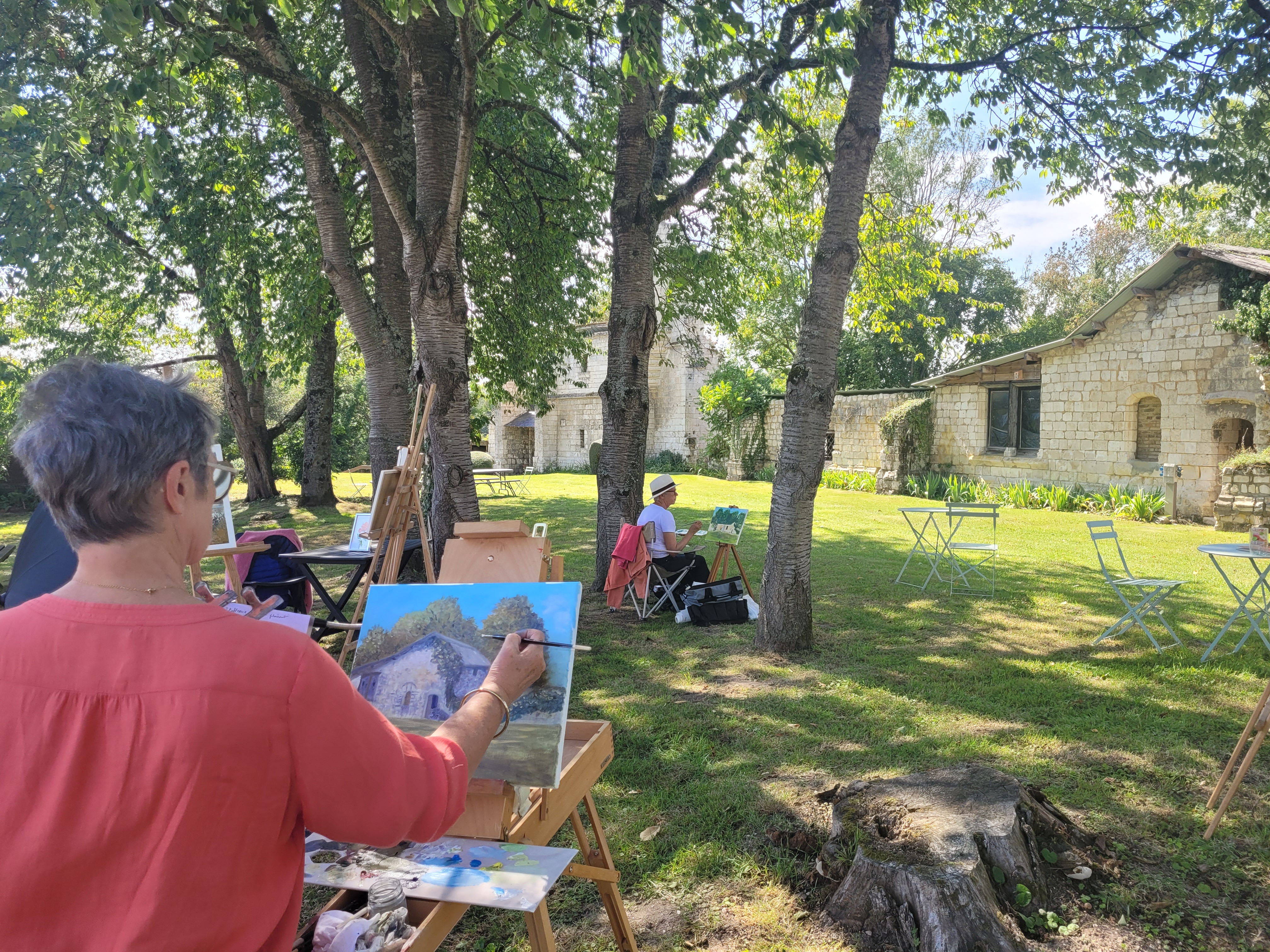Peintres_au_Prieure_2025 - @Nievre&Somme_Tourisme