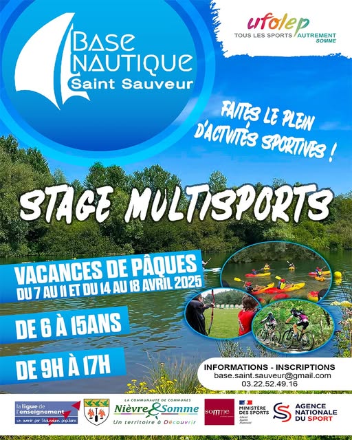 stage base nautique st sauveur - ®UfolepSomme