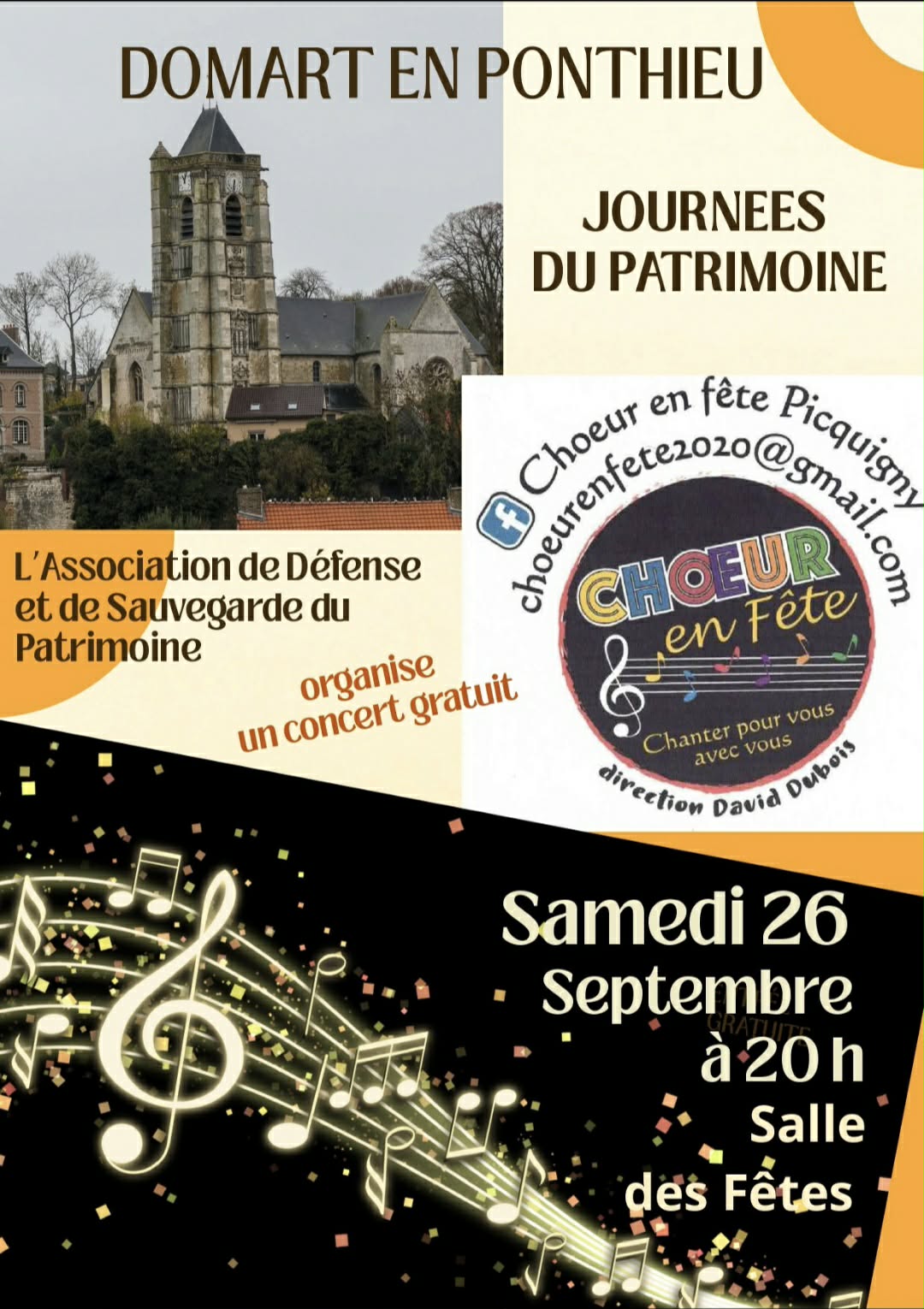 choeur en fête  - @association du patrimoine domart
