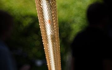 Accueil de la flamme olympique à Amiens Le 4 juil 2024
