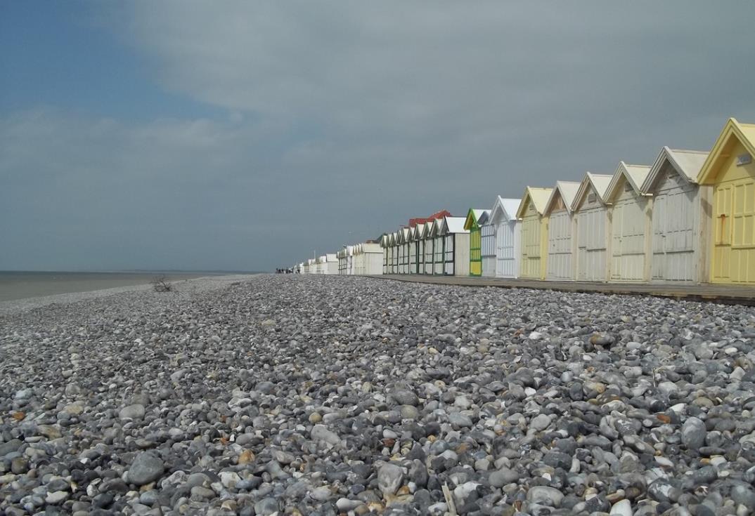 Les Galets de la Mollière_cabines_Cayeux sur Mer_Somme_Picardie