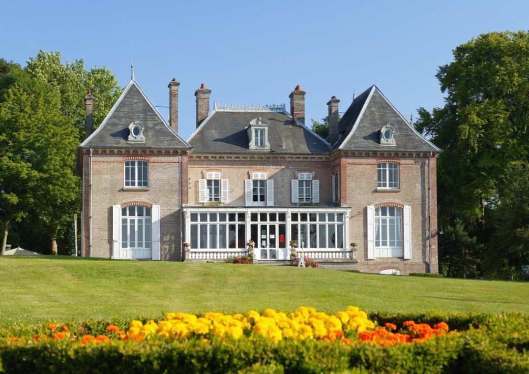 Domaine du Chateau de Drancourt_vue chateau_Estréboeuf_Somme_Picardie
