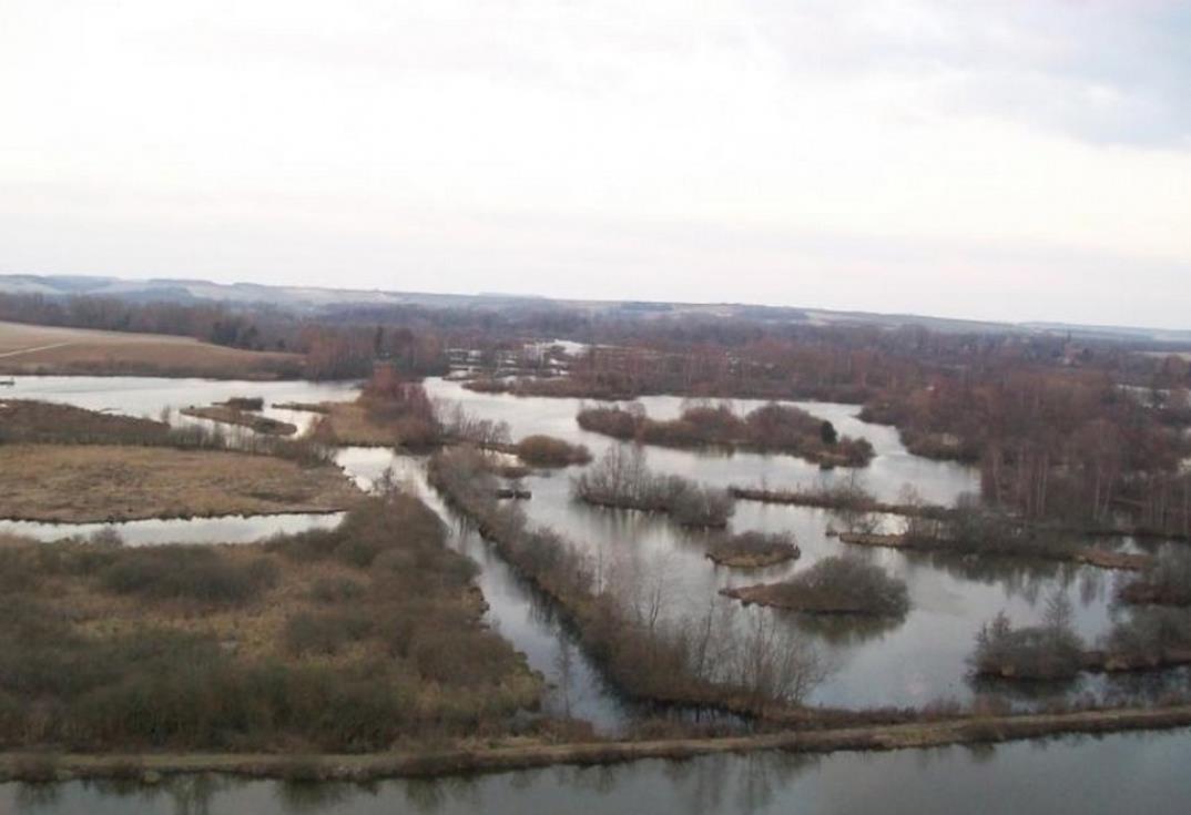 La Grenouillère_vue etangs_Frise_Somme_Picardie