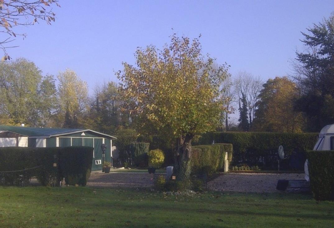 La Grenouillère_vue mobil home_Frise_Somme_Picardie