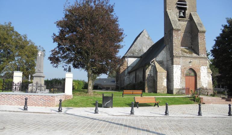 L'église de Saint-Fuscien à Saigneville - CPF