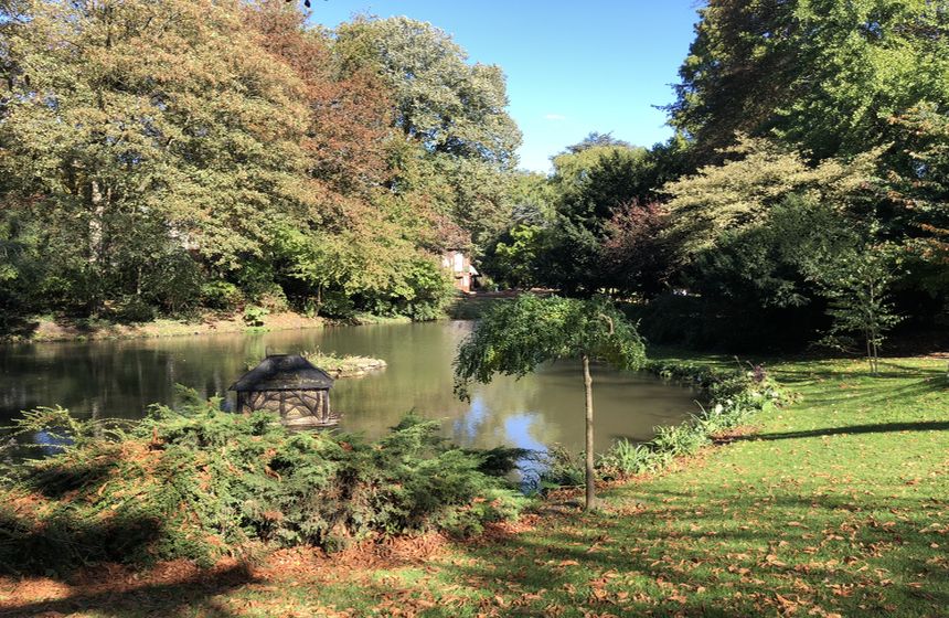 The Vauban gardens at the citadel in Lille, Northern France