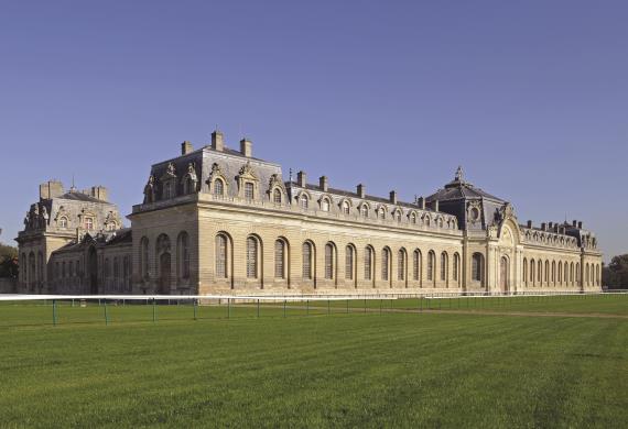 Vue de Grandes Ecuries du Domaine de Chantilly