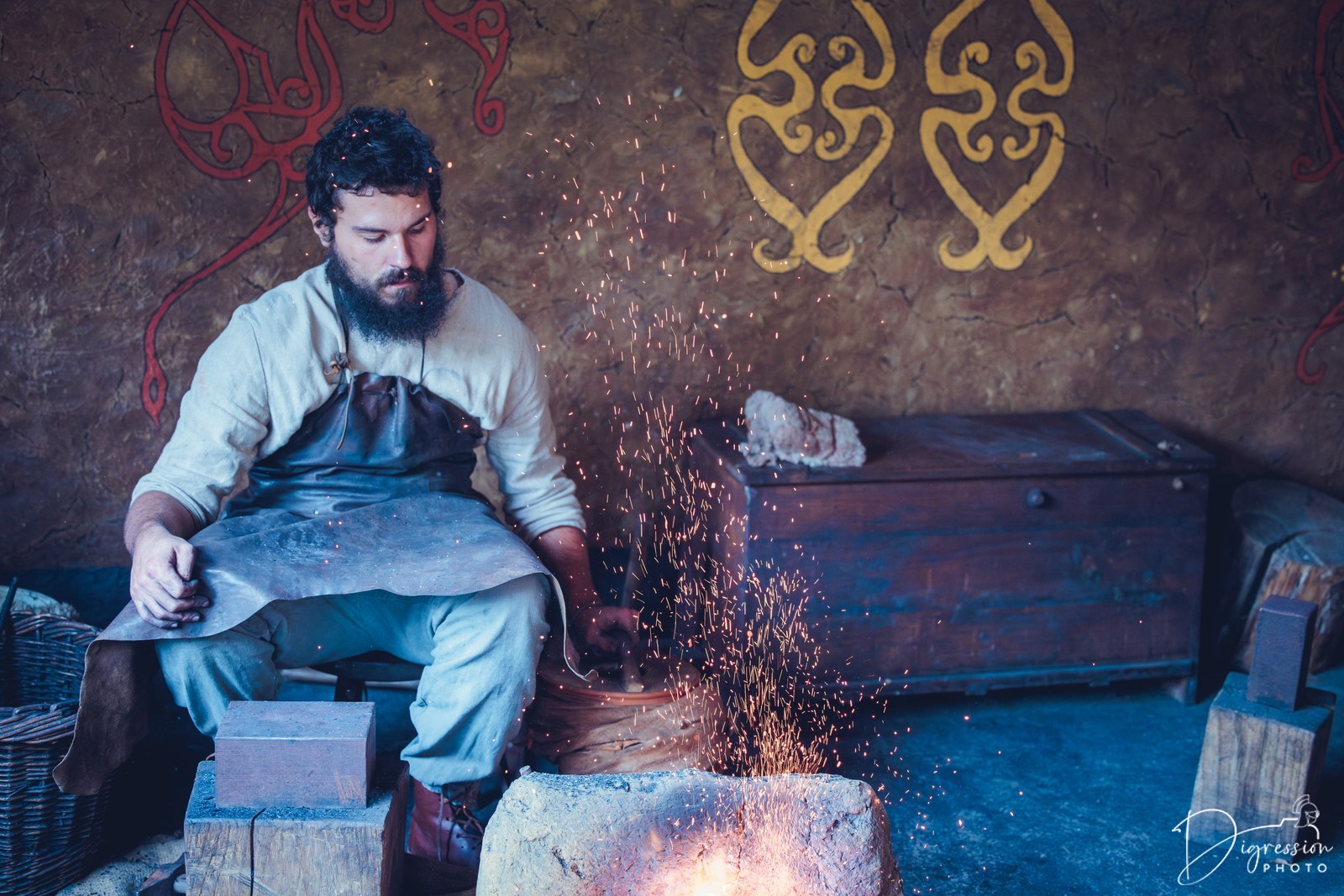 Animation : forge. - ©Digression Photo