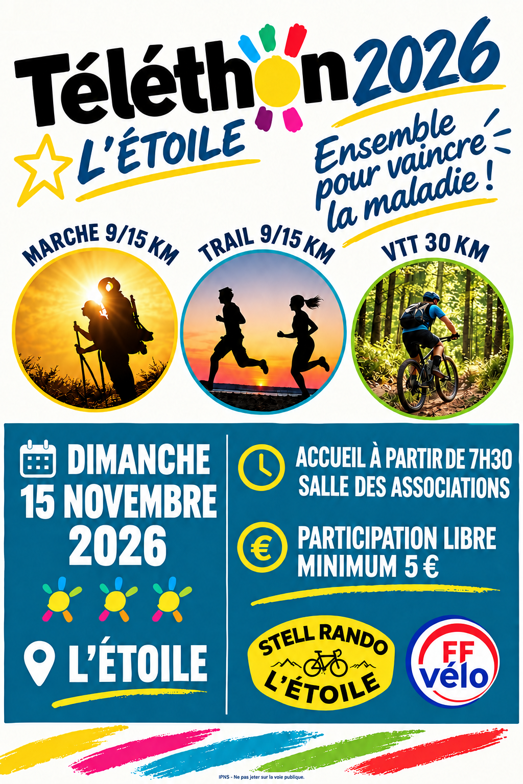 affiche TELETHON 15-11-2026 - StellRando