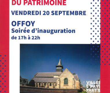 Soirée de lancement des journées européennes du patrimoine - OFFOY