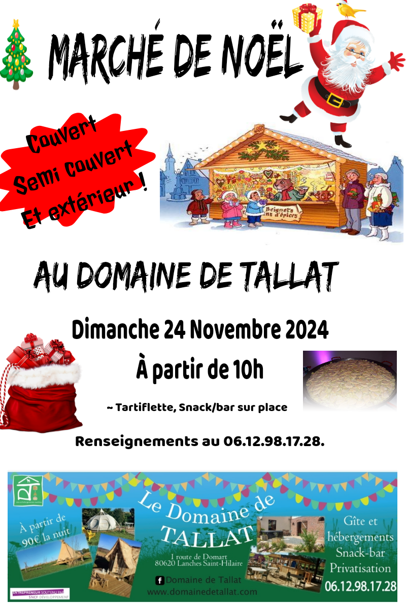 marché noel domaine tallat - @domaine de tallat 