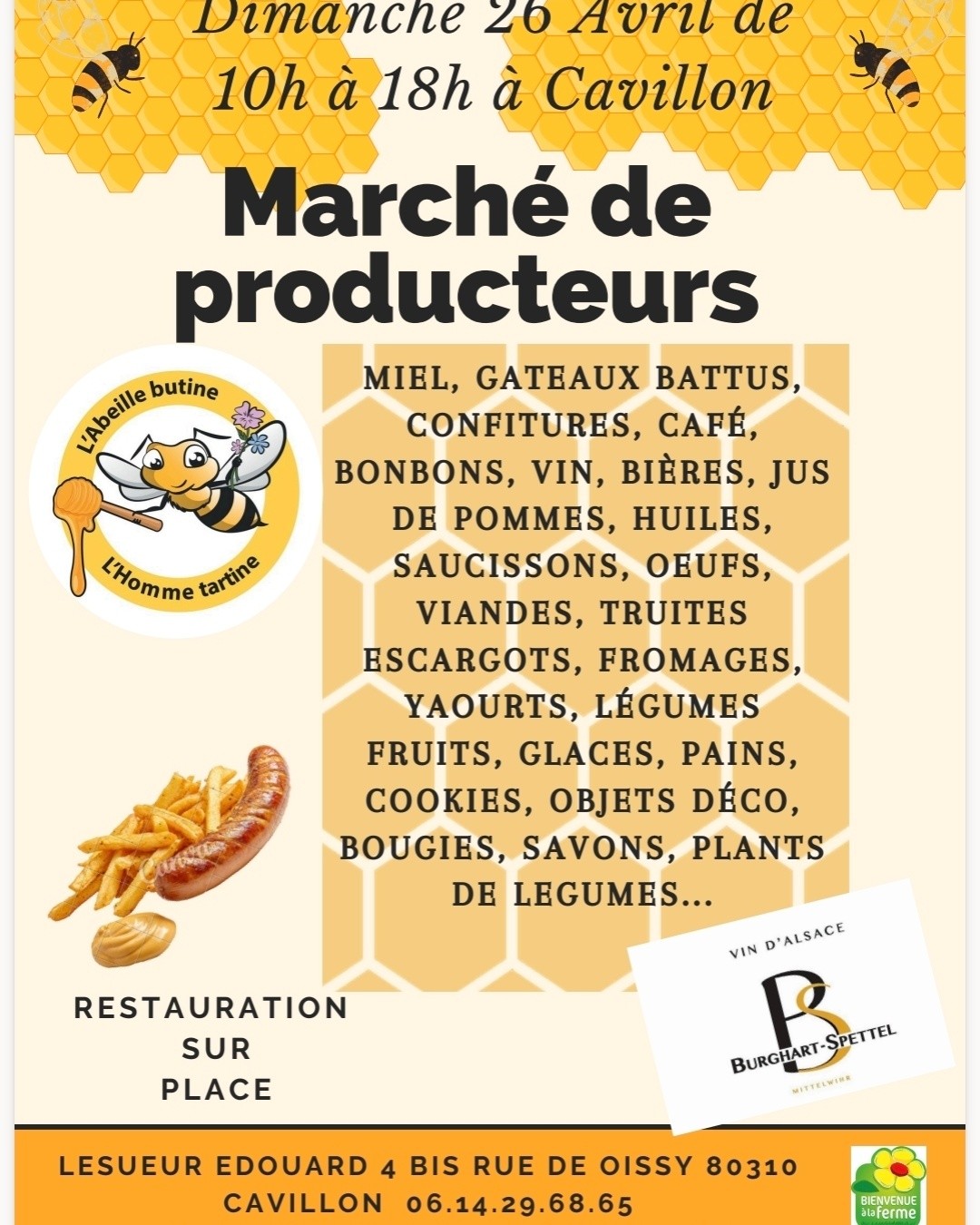 marché producteurs - ®L'AbeilleButineL'hommeTartine