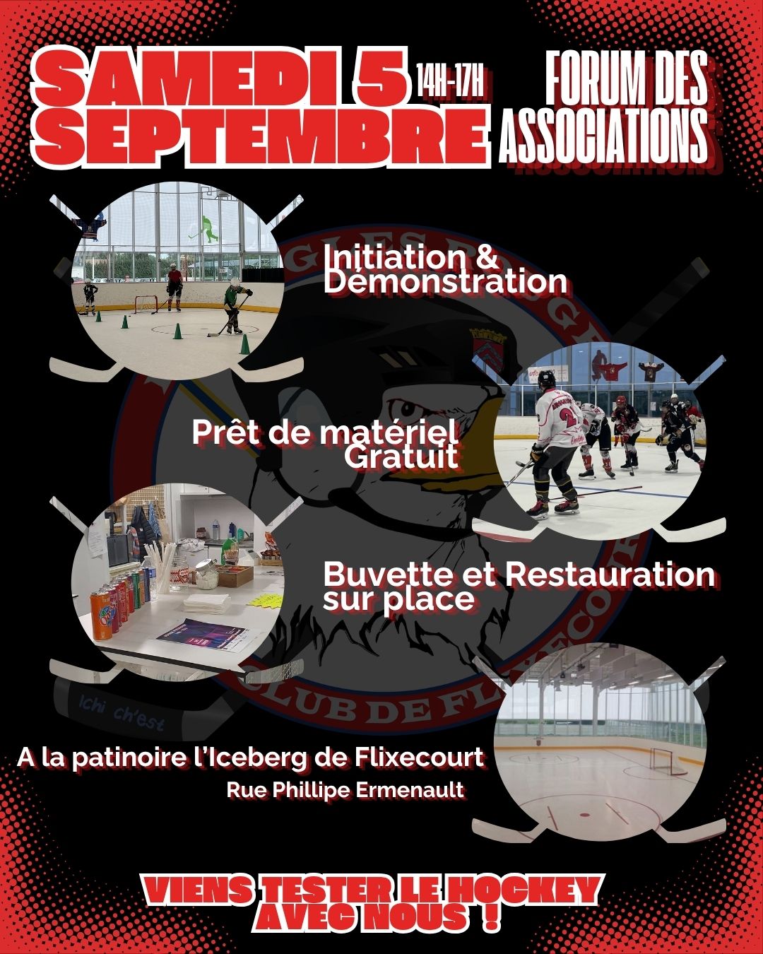 Visuels HCF com - Planning de la semaine - @hockey club flixecourt 